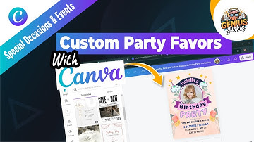 Design CUSTOM Party Favors Like a Pro with Canva!