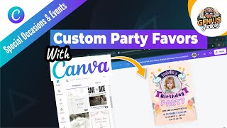 Design CUSTOM Party Favors Like a Pro with Canva!