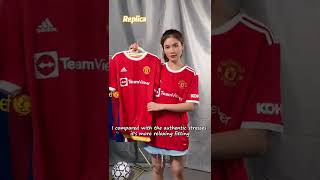 Famous Difference between Authentic jersey and Replica jersey #soccerjersey  #jerseyclub Net Worth