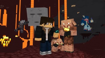 Minecraft Animation First time in the Nether Full Animation