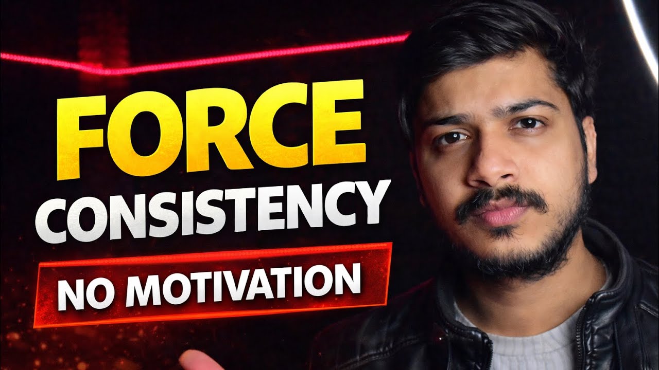 Force Yourself To Be Consistent 🔥 | Learn to be Consistent
