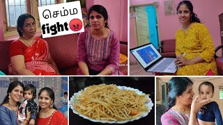 VLOG 😡 Album பாத்துட்டு செம்ம சண்டை👊Vlogging together | White noodles recipe |Twins vegkitchen vlogs