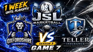 JSL Draft League S3 G7 Oxfordshire Insurance vs Teller Insurance!