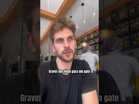 Gravei vídeo pra um gato!