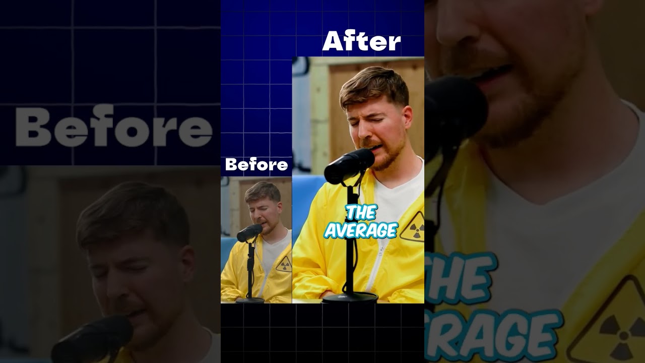 Before vs After #mrbeast #youtube #instagram