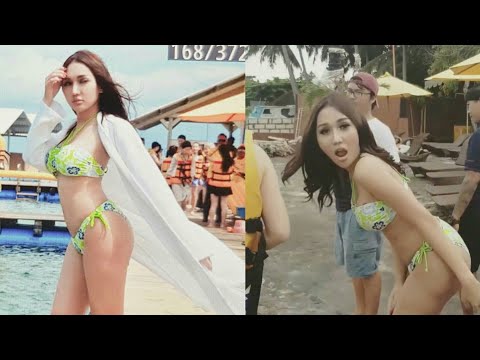 Lucinta luna berbikini sexy, cewe tulen apa bukan