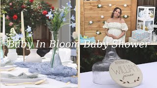 My Baby Shower Vlog | Baby In Bloom Baby Shower