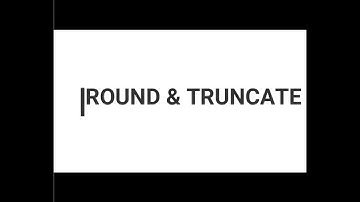 Round function || truncate function || Mysql || Hindi