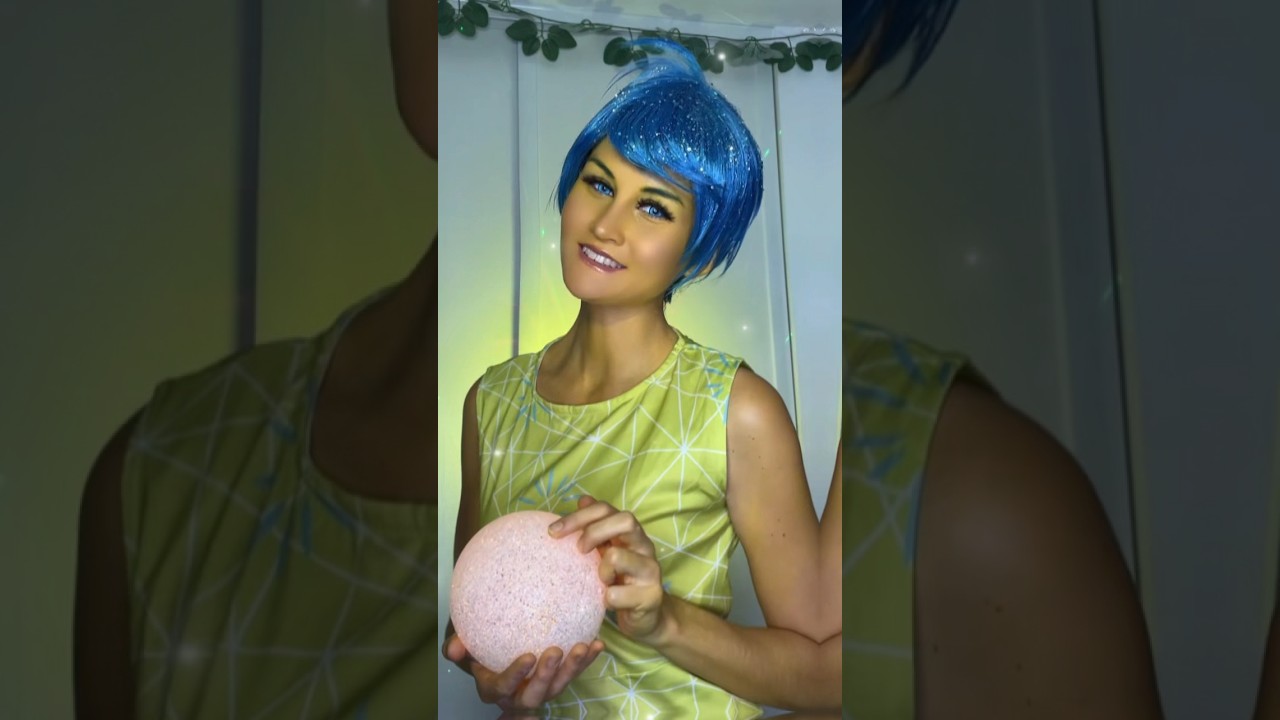 My father helped me choose to make joy from Inside Out 😍 #cosplay #insideout2