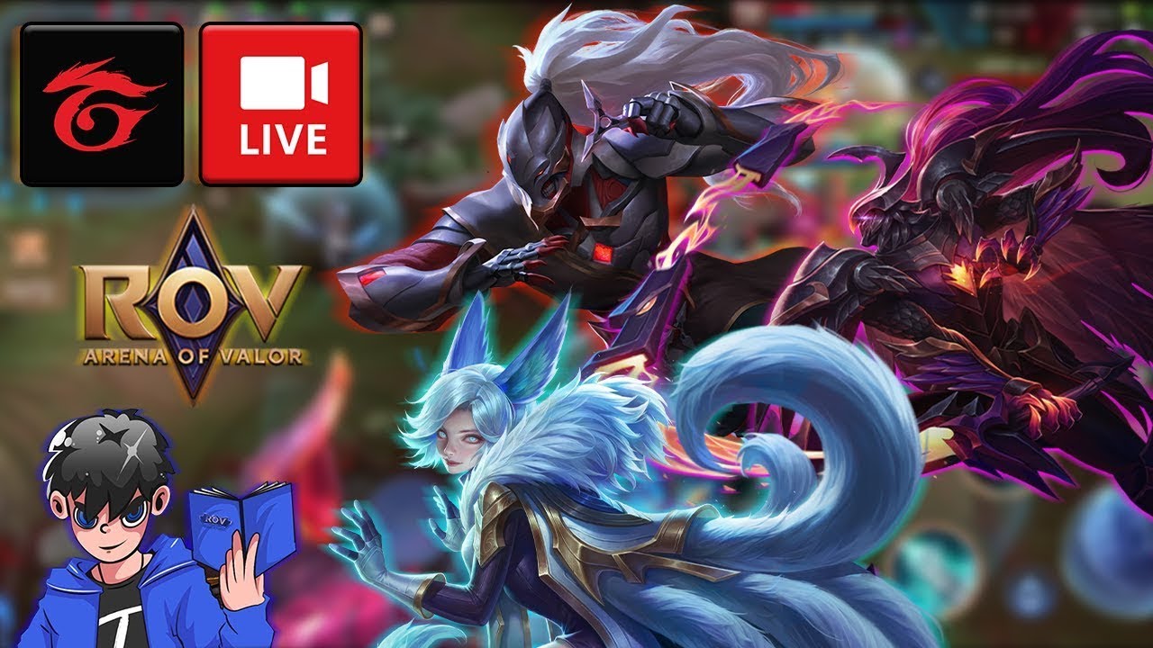 [Live] ROV : ไต่แรงค์กับน๊อนๆ Conqueror 23 ดาว! - YouTube