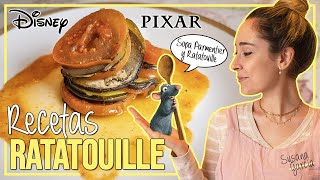 IMITANDO RECETAS de PELÍCULAS (DISNEY/PIXAR) RECETAS RATATOUILLE 👩🏼‍🍳 SOPA PARMENTIER Y RATATOUILLE