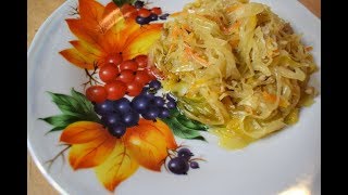 КВАШЕНАЯ КАПУСТА ТУШЕНАЯ С МЯСОМ " ТРОШКИ " от ТАНИ . КВАШЕНАЯ КАПУСТА ТУШЕНАЯ С МЯСОМ " ТРОШКИ " от ТАНИ .