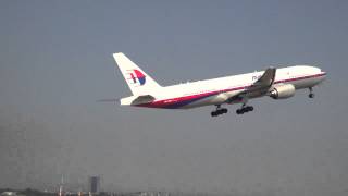 Malaysia Airlines Flight MH 31 Take off from Istanbul | Boeing 777-200ER