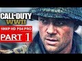 CALL OF DUTY WW2 Gameplay Walkthrough Part 1 Campaign [1080p HD PS4 PRO] - No Commentary