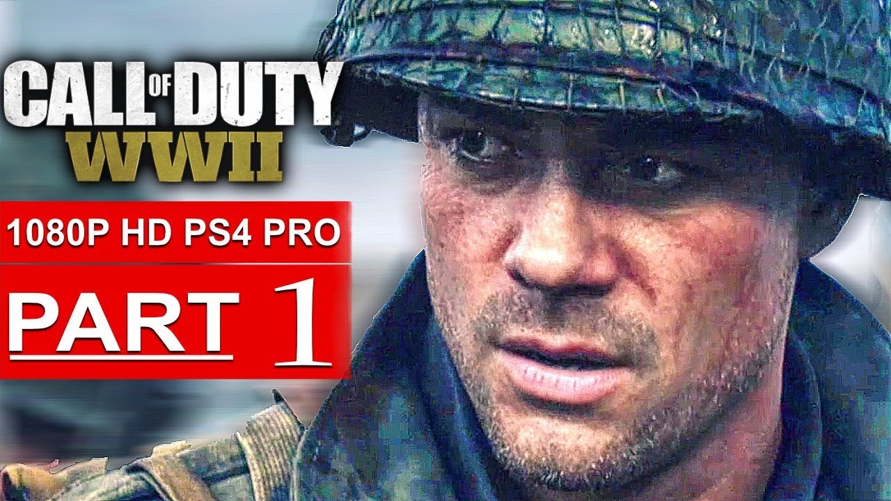 CALL OF DUTY WW2 PS5 Walkthrough Part 1 Full Game - No Commentary  Playthrough (4K 60FPS) 