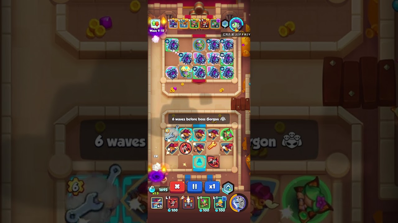 Rush Royale: floor 1 speedrun