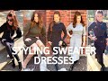 HOW TO STYLE SWEATER DRESSES/2020/Fashion over 50