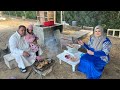 جوزي شوي الفراخ والكفته علي الفحم🪵عيشنا يوم في الجنينة🌿💦🏕️ياسمين بتقلدني أنا خلاص مليش لازمه 😱