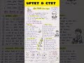 UPTET & CTET – "Jeen Piyaje "Most Important Quiz Facts