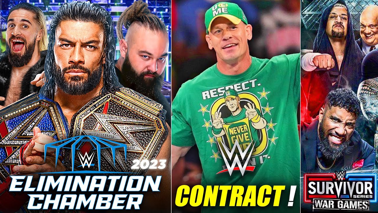 JOHN Cena WWE CONTRACT ! GOOD NEWS 😍... ELIMINATION Chamber 2023