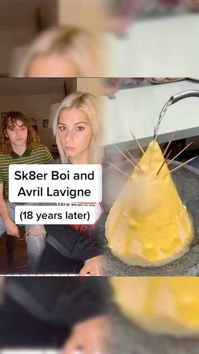 Update from Avril Lavigne & Sk8er Boi 18 years later 🤘🏼 #fypシ #foryou #viral #xyzbca @leum.cozack