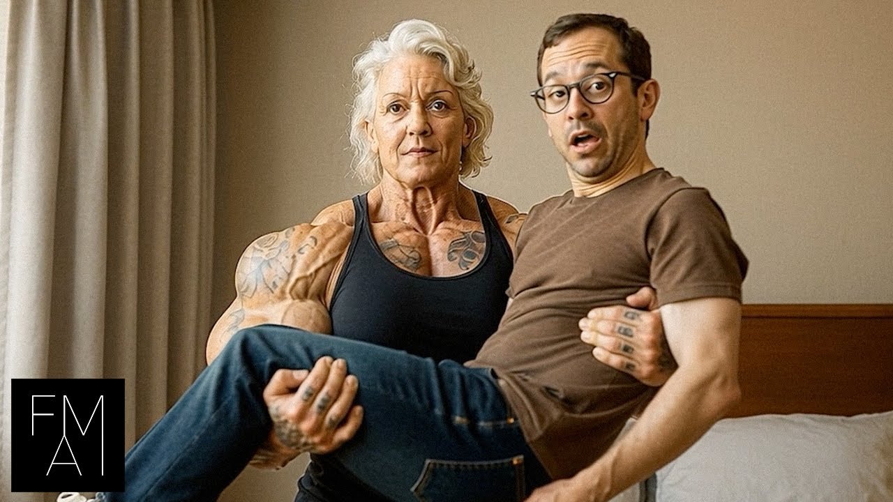 Подъем и переноска грузов от Muscle Granny 😱