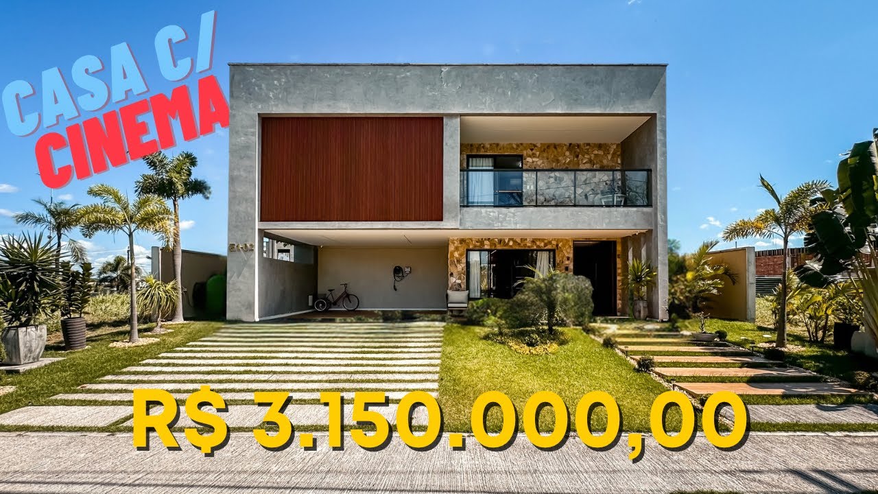 😱 CASA COM CINEMA PARTICULAR NO ALPHAVILLE CEARÁ!