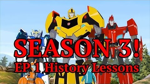 Transformers Robots in Disguise Season 3 Episode 1 History Lessons