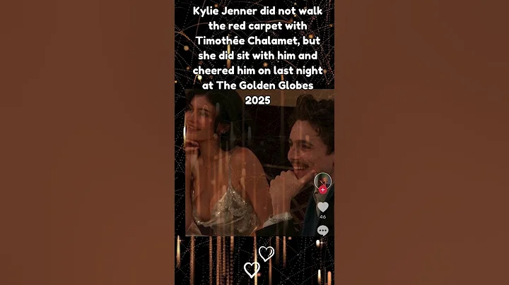 Timothée Chalamet & Kylie Jenner Pack on  PDA (AGAIN) at Golden Globes! #timotheechalamet #shorts