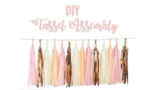 DIY Tassel Assembly Instructions