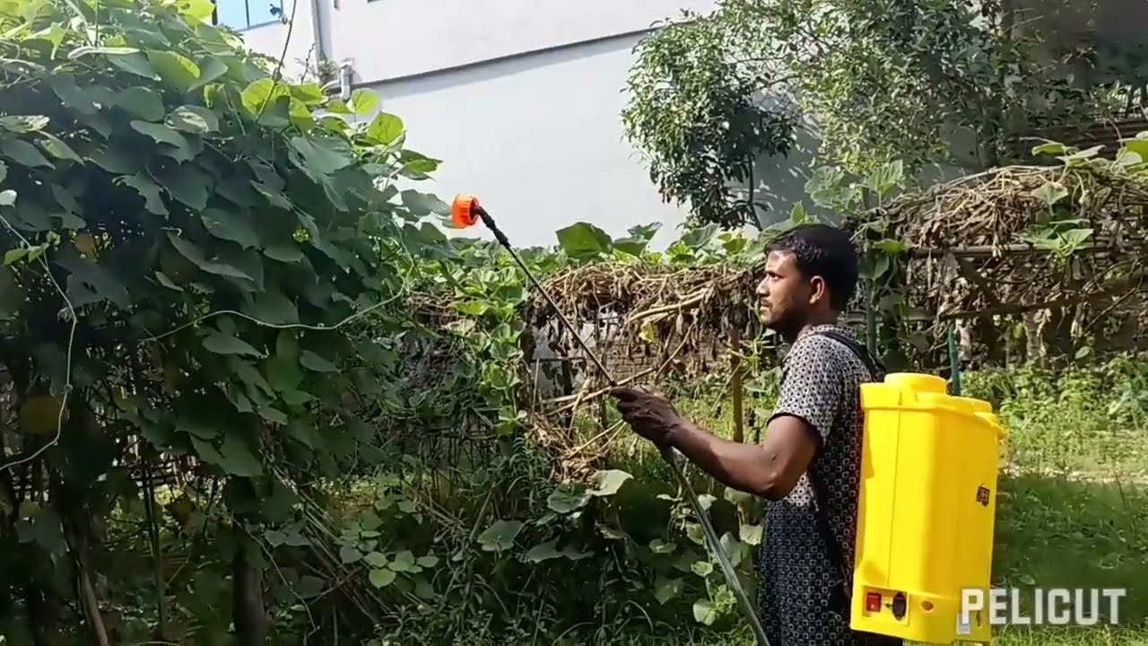 Может распылять 20 баков пестицидов на одной зарядке | Сельскохозяйственный аккумуляторный опрыск...