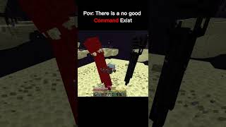 There is a no good command Exist in Minecraft  #minecraft #shorts #animatedstory