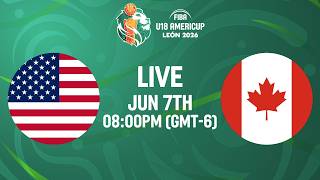 LIVE - USA v Canada | FIBA U18 AmeriCup 2026 | Final