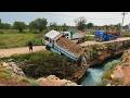 be careful the driver careless driving caused the 5tontruck to almost fall in water requiring rescue