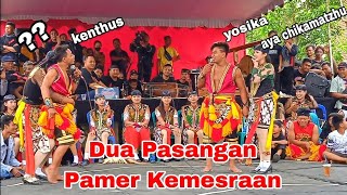 Aksi Yosika & Agus Kenthus Bikin Penonton BAPER‼️Tari Bujang Ganong Di dkh wonojati Suren Mlarak