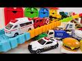 はたらくくるまのおもちゃで名前を覚えよう！TAYOガレージ&カラフルコース☆ Let's learn names with toy cars