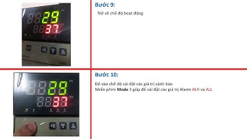 Cài Đặt Đồng Hồ Nhiệt Độ DX9 HANYOUNG NUX - Cảnh Báo Tương Đối (Alarm output)
