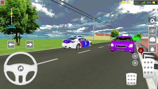 MOBIL POLISI PATROLI DI DESA || MBU POLISI SIMULATOR ID || VILLAGE MAP || TRACK 1 screenshot 5