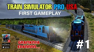 GRAFIKNYA KEREN!! TRAIN SIMULATOR PRO USA - Android/iOS Gameplay | No Commentary screenshot 3