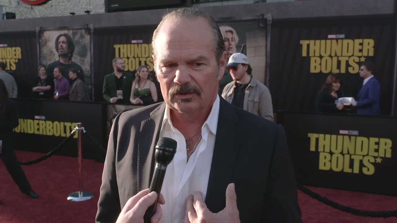 THUNDERBOLTS: Chris Bauer red carpet interview | ScreenSlam