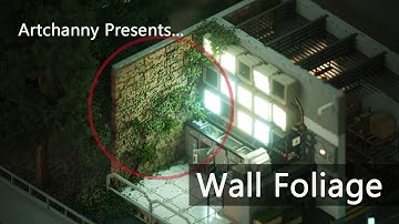 Magicavoxel Tutorials: Wall Foliage
