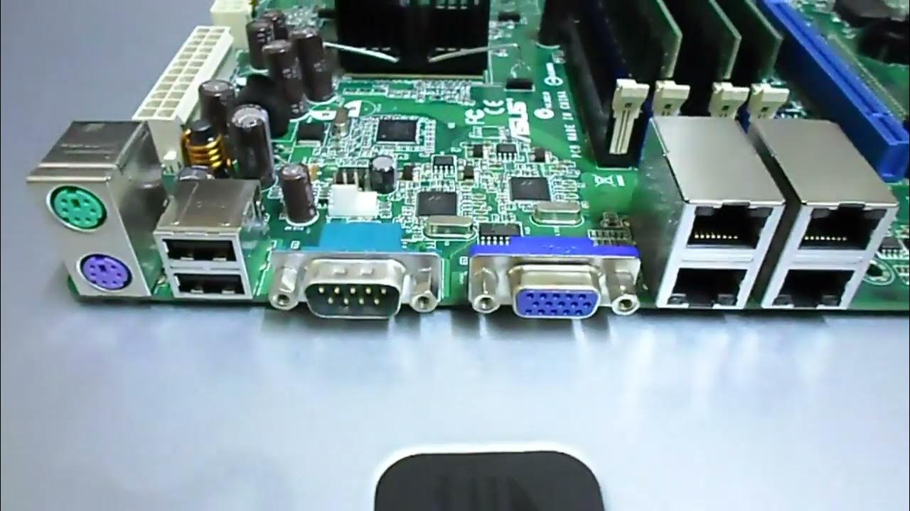 Asus P5bv c - YouTube