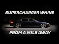 Audi S4 Supercharger Whine (FLY-BY)
