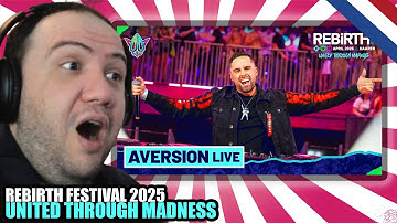 🇳🇱 Aversion LIVE @ REBiRTH Festival 2025 - United Through Madness | Teacher Paul Reacts