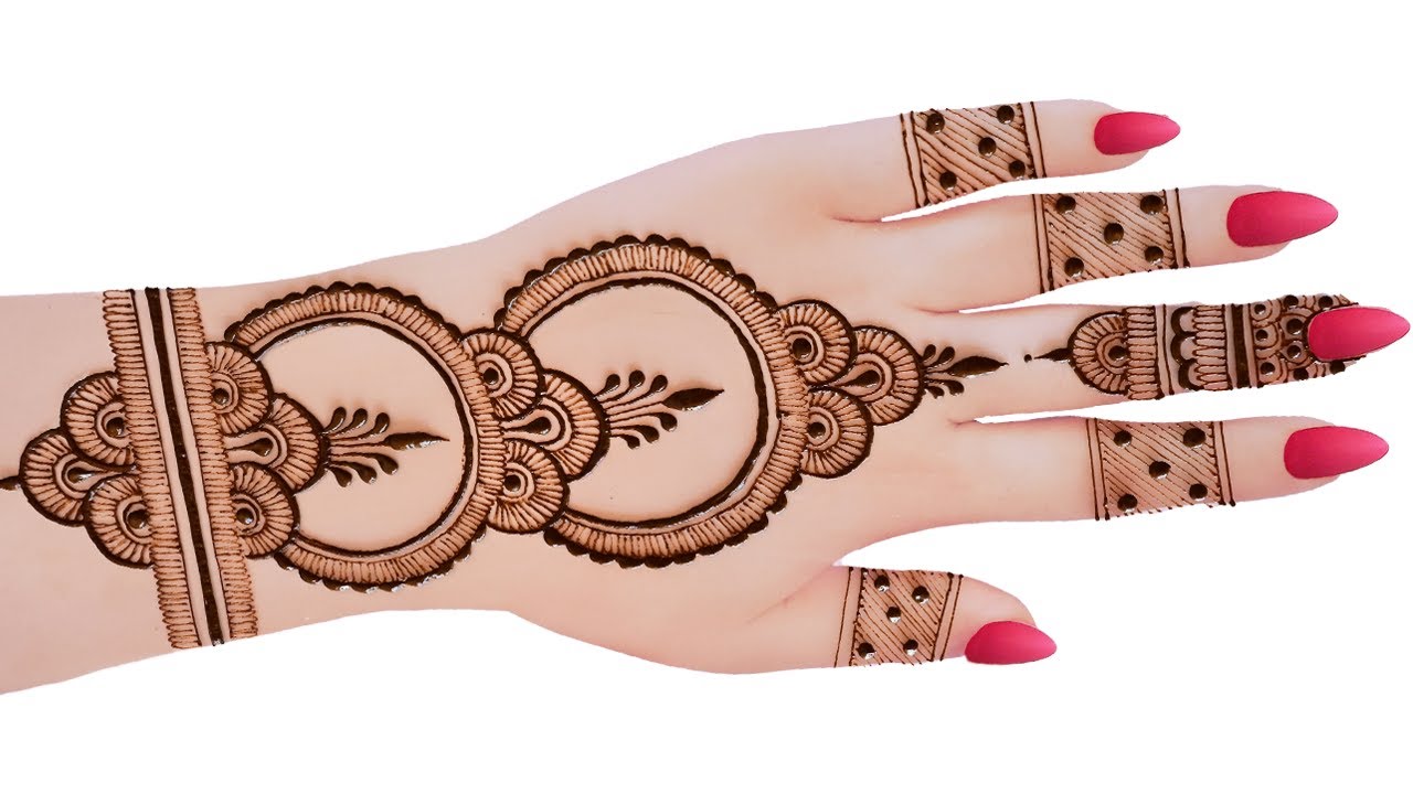 Latest Easy Beautiful Backhand Mehndi designs - Simple Mehandi ka ...