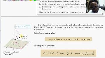 11.7   INTRO Cylindrical and Spherical Coordinates