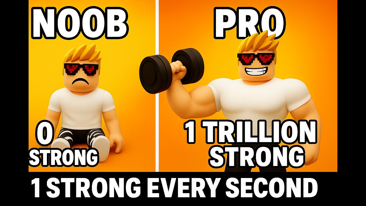 0 To 1Trillion STRONG 1 Strong Every Second Roblox YouTube 