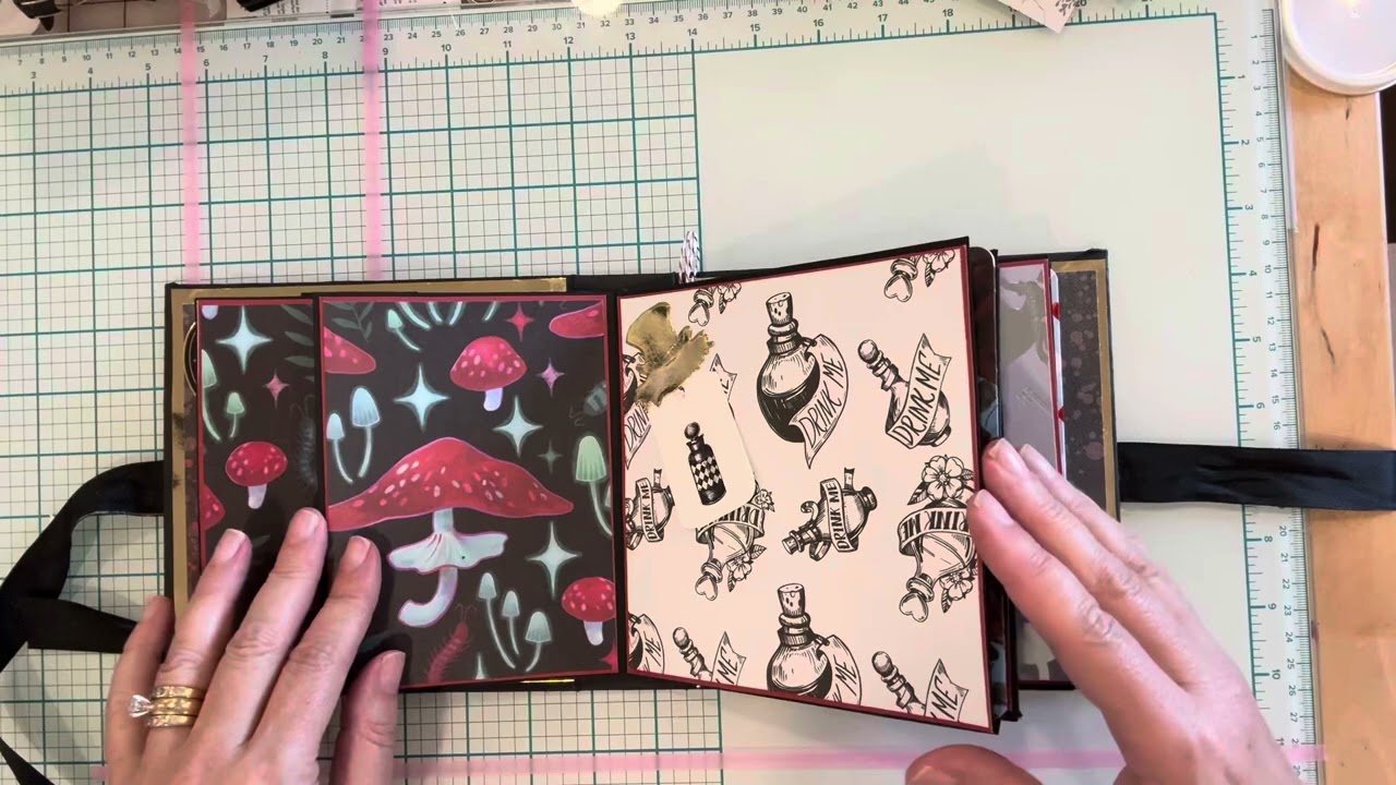 Mini Album Using Alice’s Adventures Paper Pad