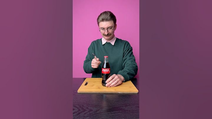 Don’t try this trick with Coke! 😅Unless you want a real explosion