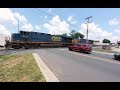 360° View - CSX Double Stack Train in Athens, Alabama